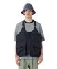 TAKIBI Ripstop Weste Weste SCHWARZ M VT-26SU002 Herren Damen
