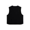 Li Ning Summer Party Series Solid Color Label Zipper Loose Vest Men Vests Black AMDS069-2