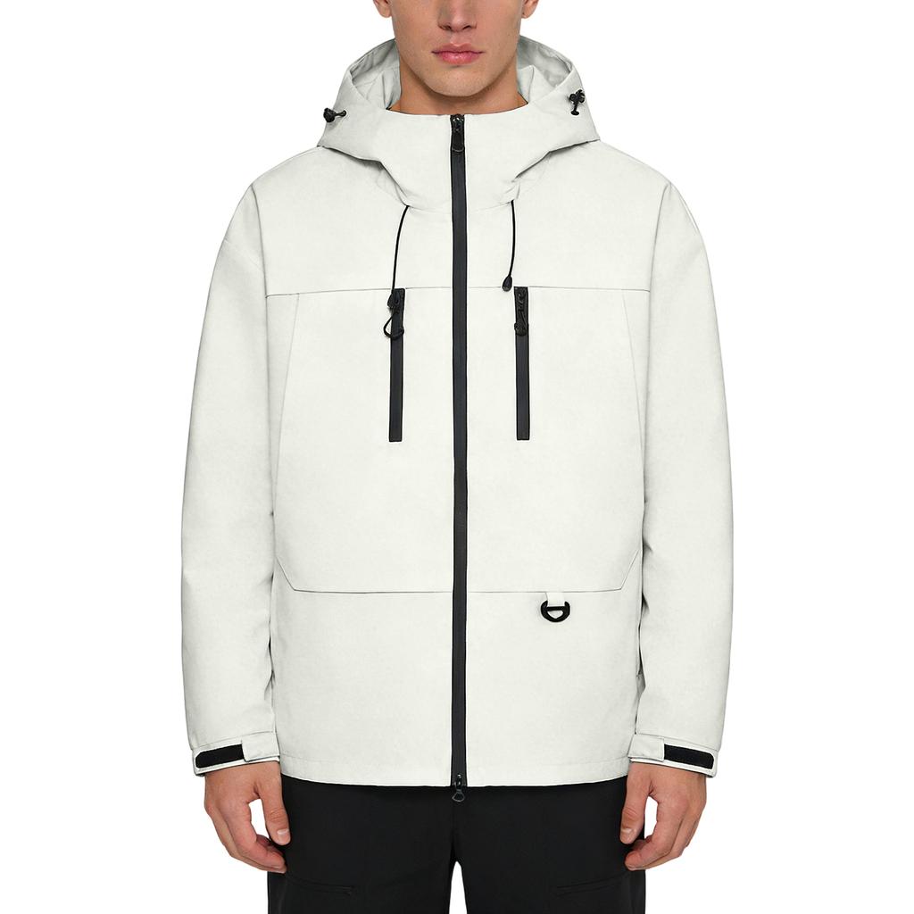 Unisex Loose-fitting Hooded Windbreaker