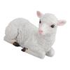 Resin Sheep Ornament Multipurpose Cute Vivid Fine Crafted Waterproof Garden Sheep Statue for Outdoor Indoor