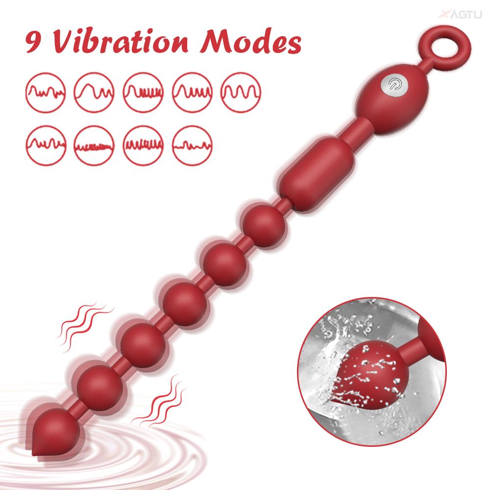 Silicone Anal Beads Anal Plug Butt Plug Pull Beads Dildo Masturbator Anal Dilator Adult Sex Toys For Woman Men Sex Shop