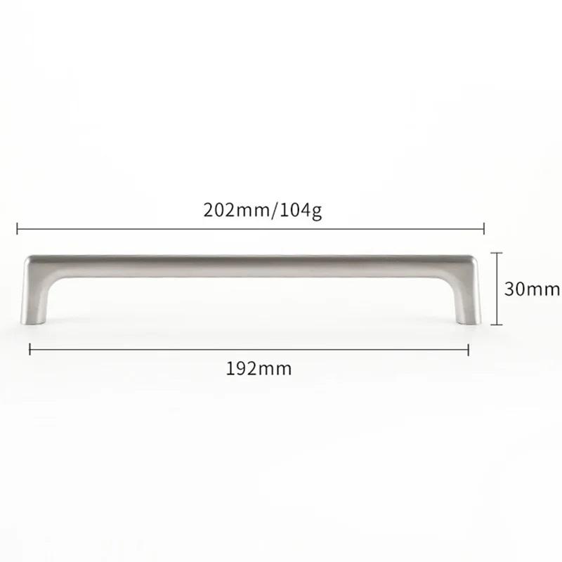 WV Black Kitchen Cabinet Storage Handles 96-320mm Dressers Cupboard Closet Wardrobe Door Drawer Knobs Furniture Hardware Pulls