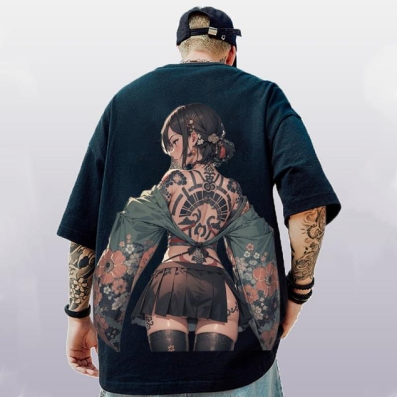 

Летняя мужская футболка с 3d принтом «Женщина-кошка» с коротким рукавом для мужчин, уличная одежда унисекс в стиле хип-хоп, футболки большого размера, новые топы 2024 года 6XL