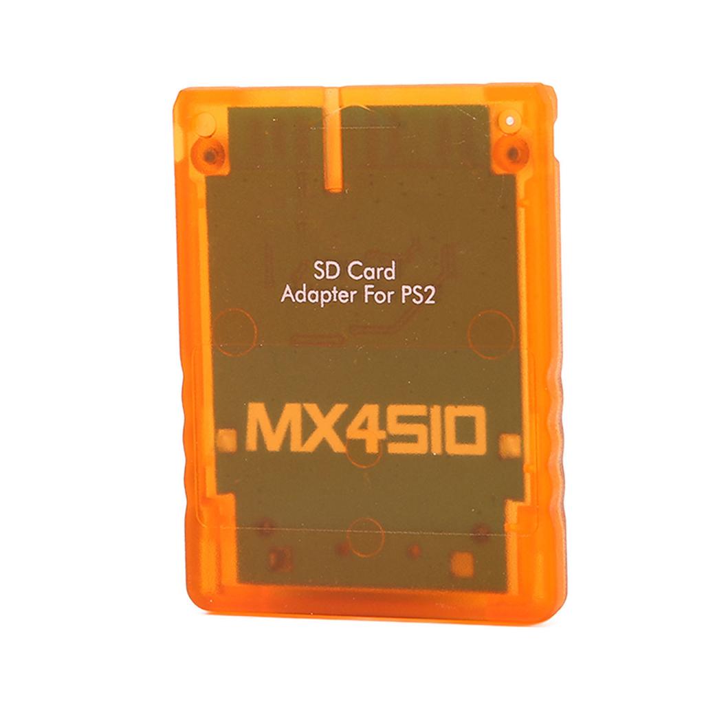 Storage Card Adapter Transparent Plug and Play Professional Game Console Memory Card Reader for PS2