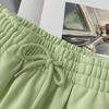 Korean-Style Women's Summer Wide-Leg Elastic Waist Shorts - Plus Size