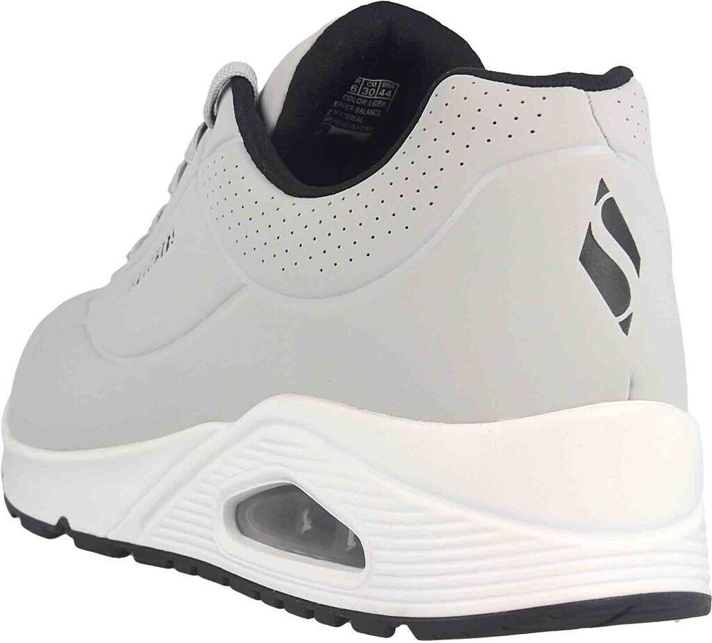 Skechers Uno - Stand On Air кроссовки (52458) светло-серый/черный