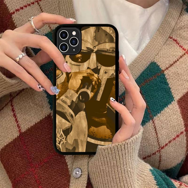 Custodia per Telefono MF Doom in Silicone PC+TPU per iPhone 11 12 13 Pro Max 8 7 6 Plus X SE XR Hard Fundas