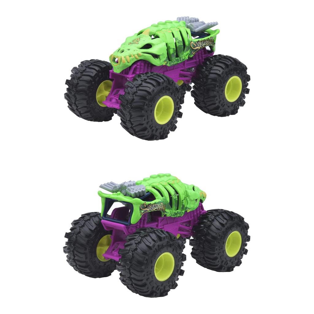 Hot Wheels Monster Truck Velká Velikost Sortiment Vozidlo Sada 4 Mini Krabice Věk Hračky, Měřítko 124, Auta, Prodáno, 3+, Víceúčelové, 987K-FYJ83