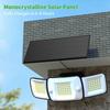 Solar Flood Lights Outdoor Waterproof, 6000mAh 1200LM Solar Powered Dual Motion Sensor LED Lighting Dusk to Dawn Security Floodlight Exterior