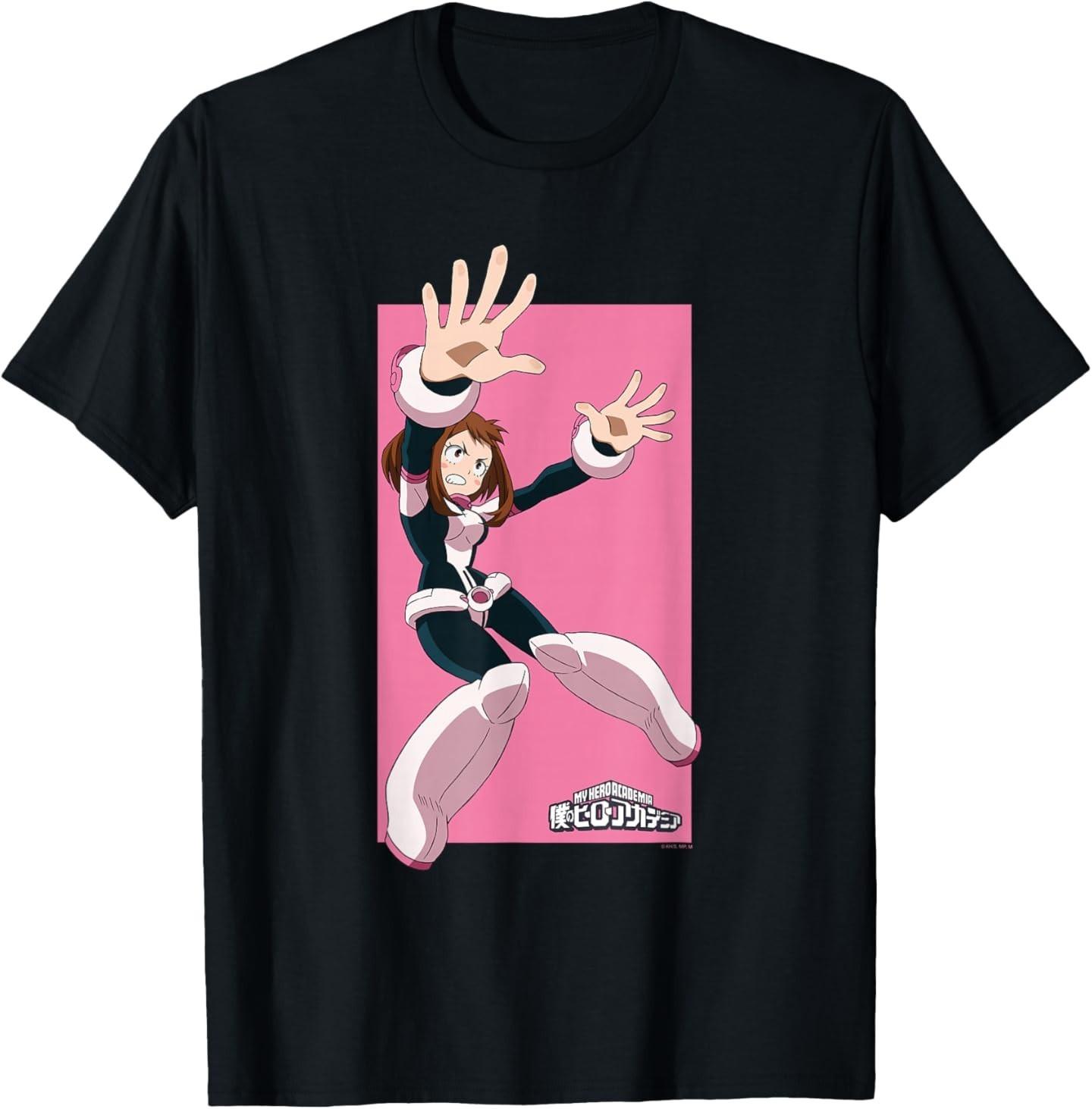 My Hero Academia Uraraka Hero Pose Anime T-Shirt S