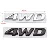 Logo 4WD in Metallo 3D Adesivi Decalcomanie Emblema Distintivo per Portellone Posteriore Parafango Auto Styling Accessori Per Hyundai IX25 IX35 Tucson Santafe