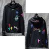 8653 CHROME HEARTS New Spring and Autumn Plus-size Thin Style Classic Style Logo Hooded Sweatshirt for Couples