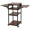 Heat Press Table with Charging Station 4 Tier Movable Heat Press Stand