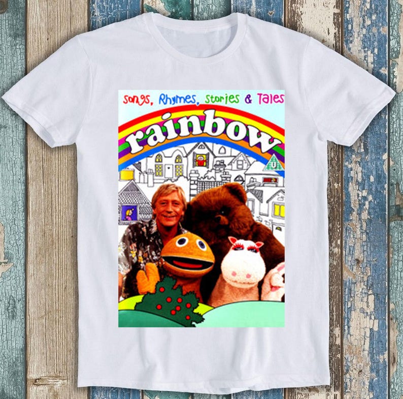Rainbow TV Show Adult Mens Womens Cult Gift Cool Music Fashion Top Retro Cartoon Anime Tee T Shirt T2843 130