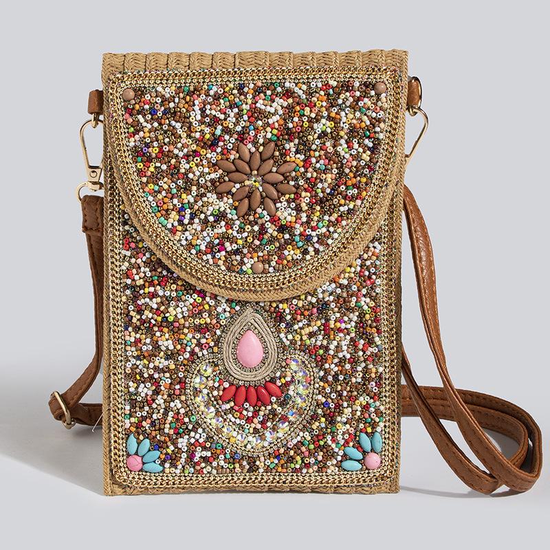 Boho Woven Crossbody Bag