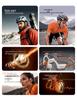 X7s Bone Conduction Bluetooth Headphones with Long Battery Life - Wireless, In-Ear Design for Music