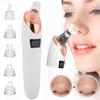 Pore Vacuum Blackhead Remover Whitehead Removal Pimple Extractor Pore Vacuum with LED Indicators 4 Nozzles 4 Pcs Needle