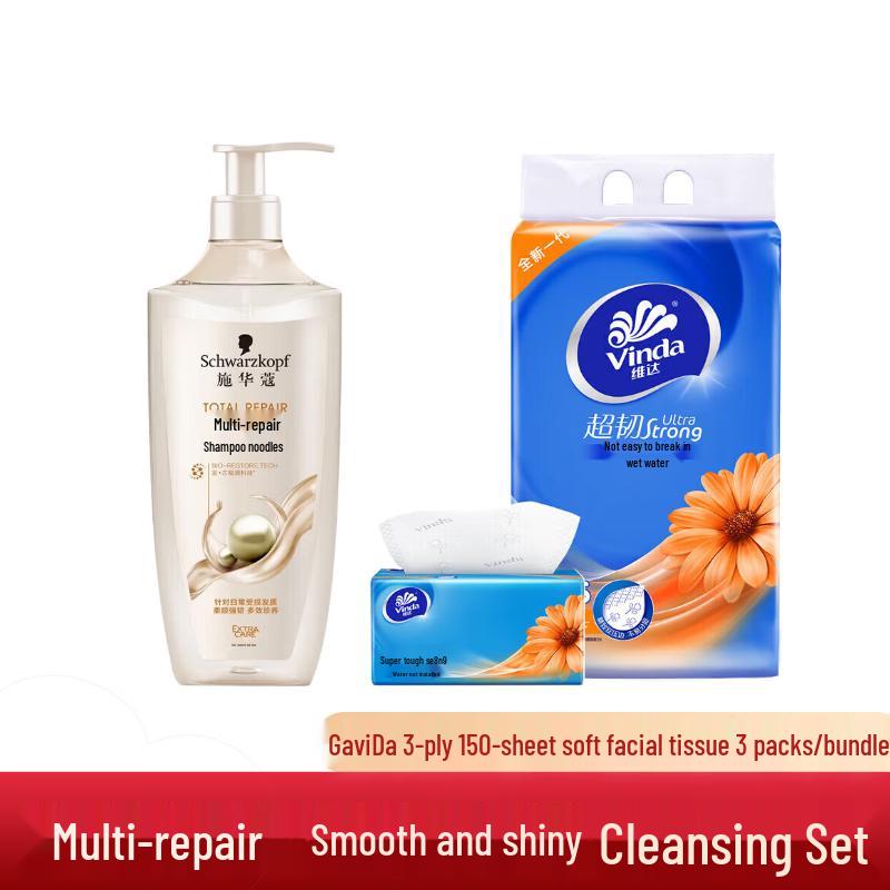 

Schwarzkopf Multi-Effect Repair Shampoo & Tissue Bundle