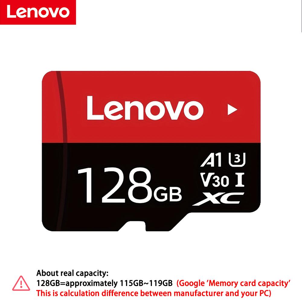 Lenovo Micro SD Card 100MB/s High Speed TF Card 32GB 64GB 128GB 256GB MicroSDXC Class 10 A1 V30 Memory Card for Nintendo Switch/Phone/Camera/Dash Cam