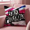 PUNKS SSex PPistolsS Cushion Cover MultiScene Pillow Cover for Home  Car  Reversible Soft  Durable for Daily Use