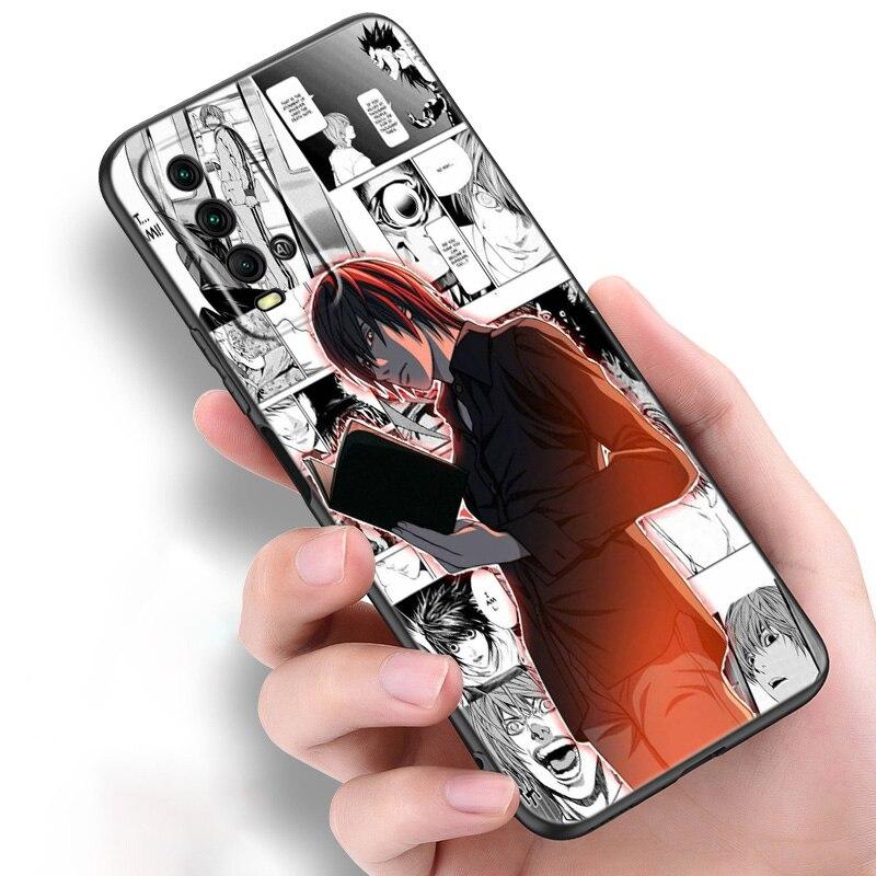 Anime Manga Death Note Ryuk Silikon Handyhülle Für Xiaomi Redmi Note 11 10 9 8 Pro 11T 10T 10S 9S 8T 9 9A 9C 9T Schwarze Hülle