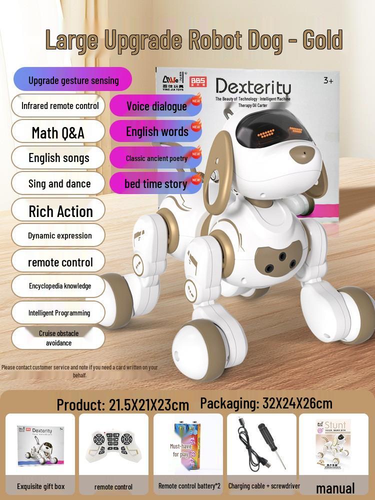 Smart Remote Control Robot Pet: Educational Toy for Kids - Dog & Cat Model, Perfect Year of the Horse Gift