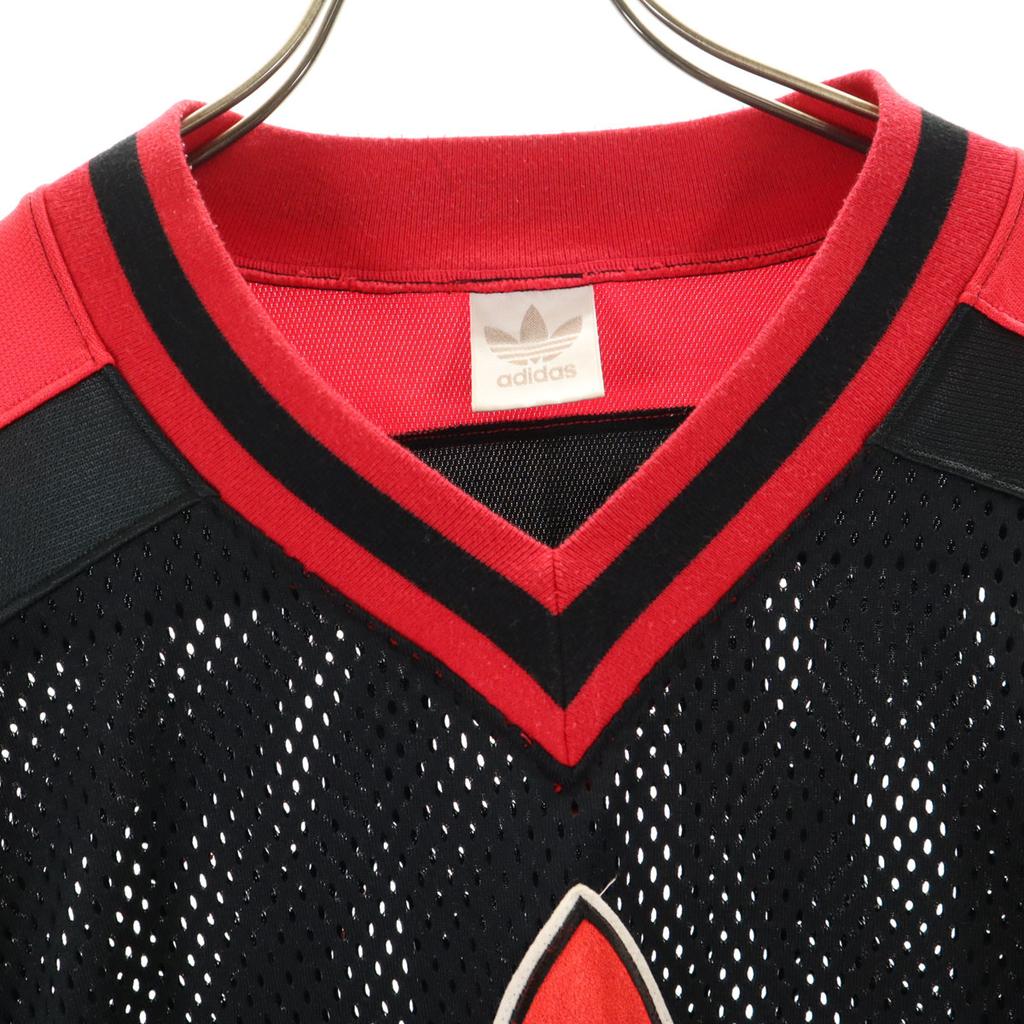 Adidas 80s Made In Japan, Made by Descente, Vintage Trefoil Logo Long Sleeve Mesh Piste Men's Used