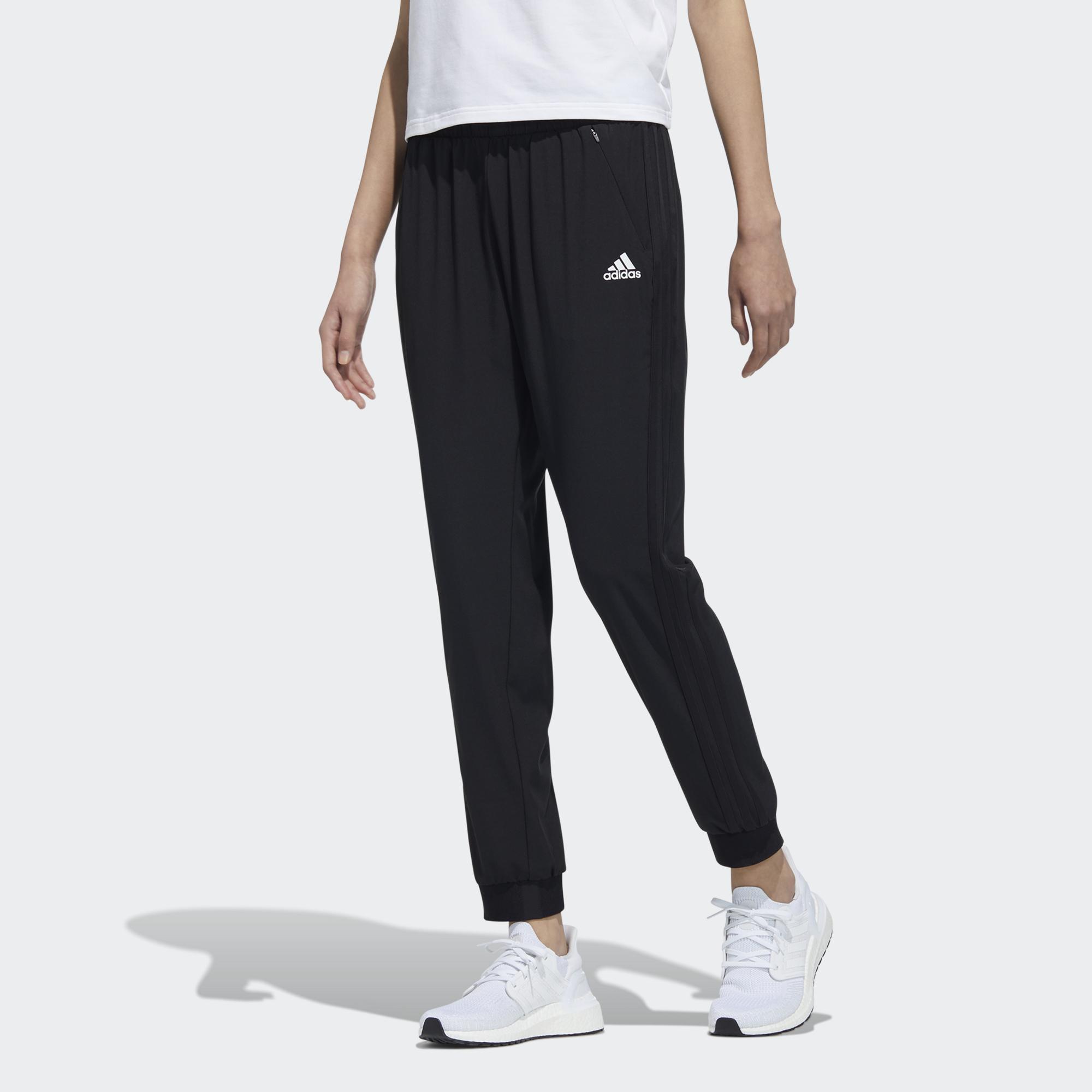 Adidas PT WV 3S зауженные к щиколотке вязаные спортивные брюки женские — фото 3