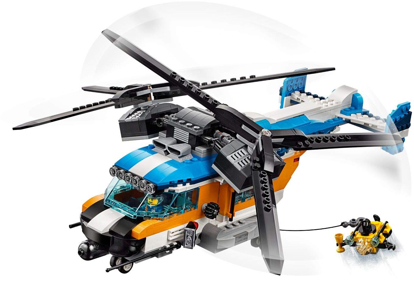 

LEGO Creator Twin-Rotor Helicopter 31096 Building Blocks Toy for Girls and Boys
