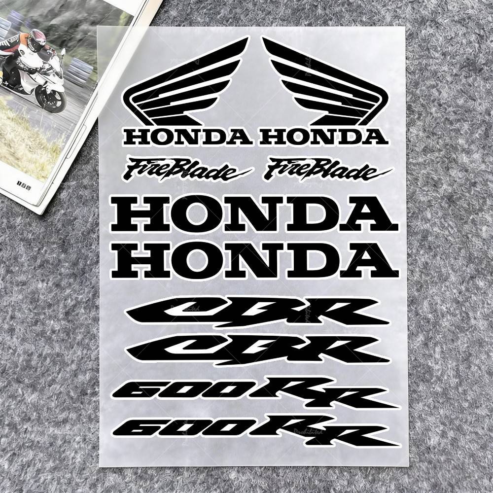 For Honda Stickers Reflective motorcycle stickers, 3M safety warning at night in the dark scooter helmets TT5 zjyr1