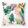 New Flower Pillowcase Super Soft Printed Sofa Pillowcase Bedside Office Waist Cover