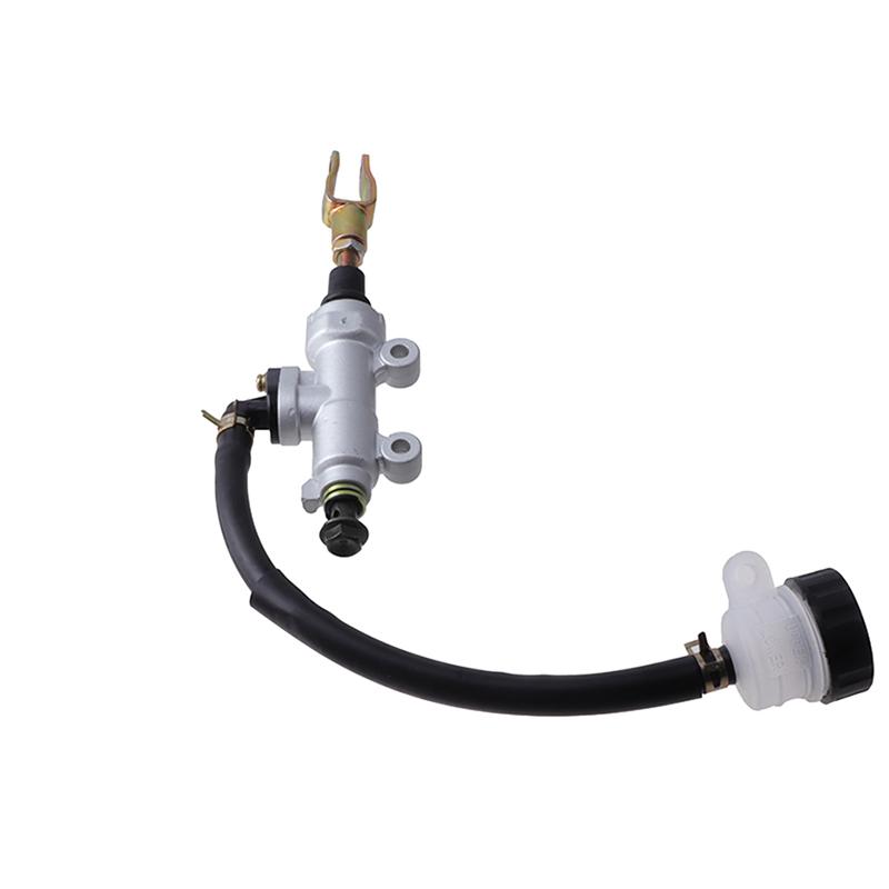 Motorcycle Rear Brake Pump Motorcycle Rear Foot Hydraulic Brake Pump Modified Rear Brake Master Cylinder Motorcycle Spare Parts серебряный