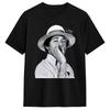 Humorisk T-shirt med ung Barack Obama för män Rundhalsad Ren Bomull T-shirts Kortärmade T-shirts 4XL 5XL 6XL Toppar