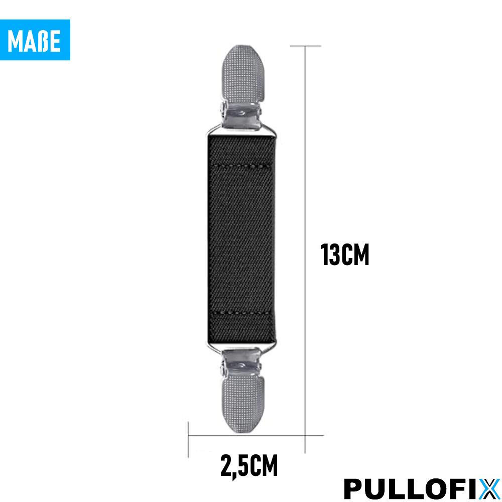 PULLOFIX 4-piece Retro Sweater Collar Clips Set Sleeve Holders Cardigan