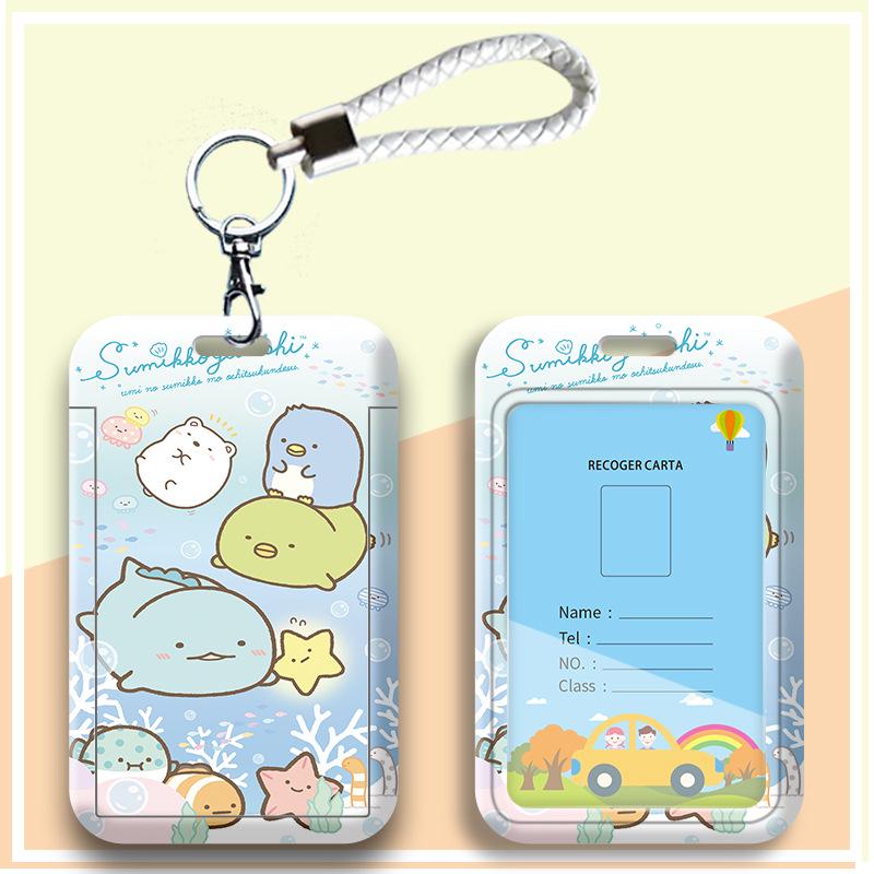 Cartoon Campus Student ID & Badge Holder Lanyard