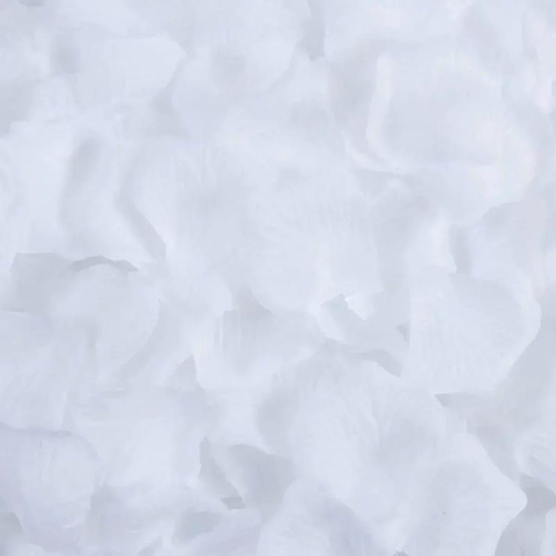 

500-2000Pcs Artificial Fake Rese Petals celerful Simulatien Silk Rese Petal ForValentines Day Wedding Party Remantie Deceratien (White,500PCS) білий