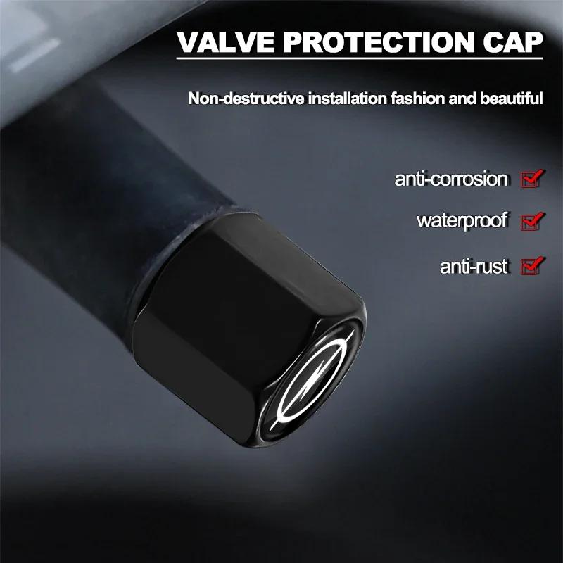 Car Wheel Tire Valve Systems Cap With Keychain Keyring Badge For Opel Astra J Insignia Astra G Corsa Zafira B Mokka Accessories