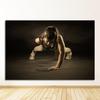 Bodybuilding Muscle Art Painting Retro Poster da parete Decorazioni per la casa Diverse forme di cartoni animati Fitness