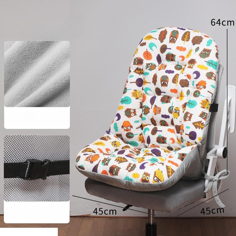 Integrated Office Seat Cushions Backrest Cushion Waist Protection Seat Backrest Cushion Student Dormitory Chair Buttocks Cushion