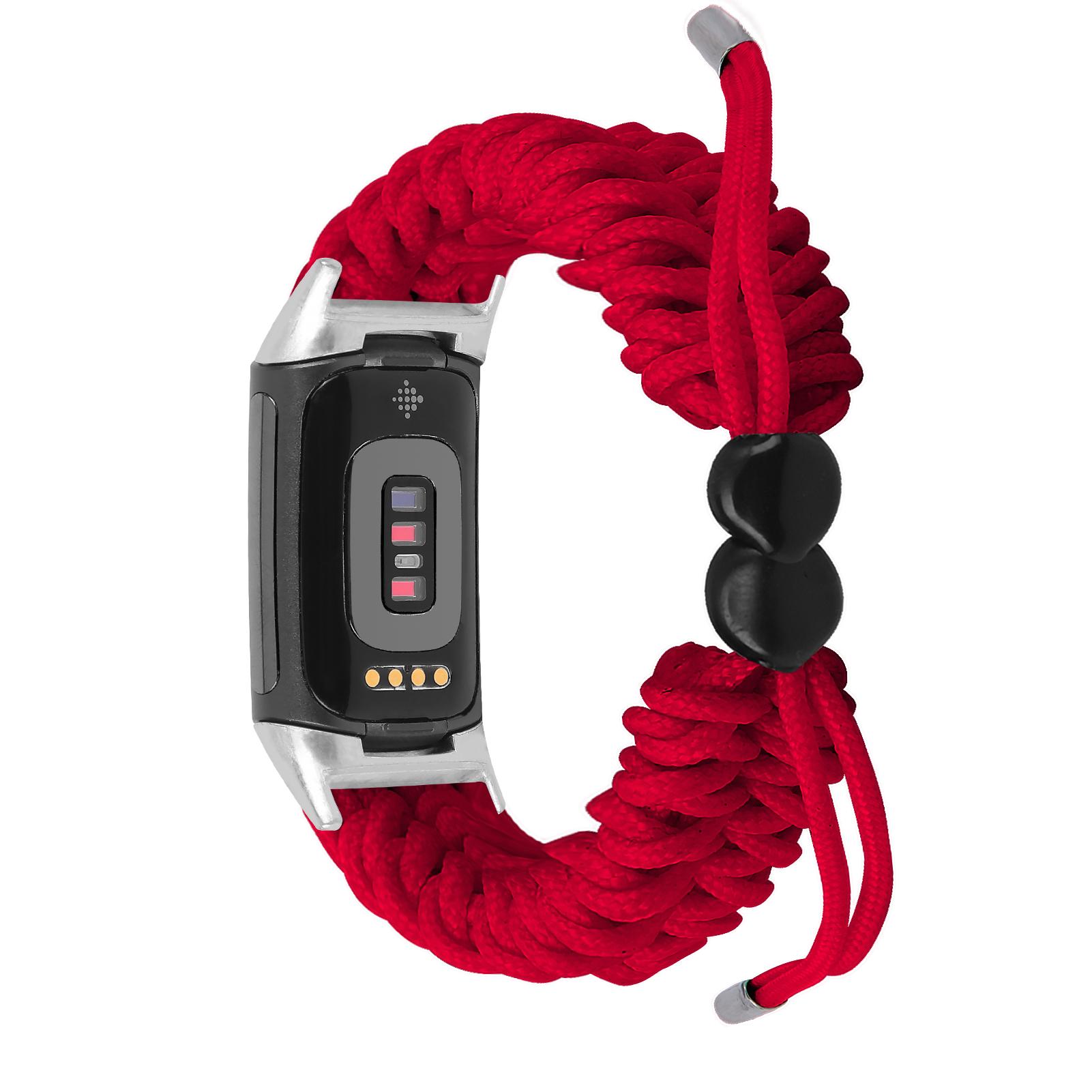 

Классический тканевый плетеный ремешок для браслета Fitbit Charge 5, регулируемый ремешок для часов для умных часов Fitbit Charge 6 For fitbit charge 5