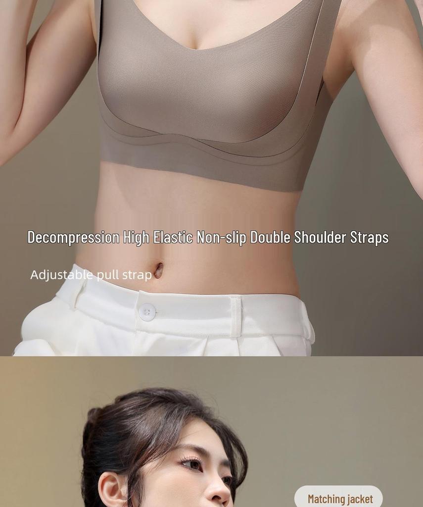 Anti-Sagging Seamless Bra for Small & Big Chests: Lifts, Gathers, and Minimizes for a Fuller Look