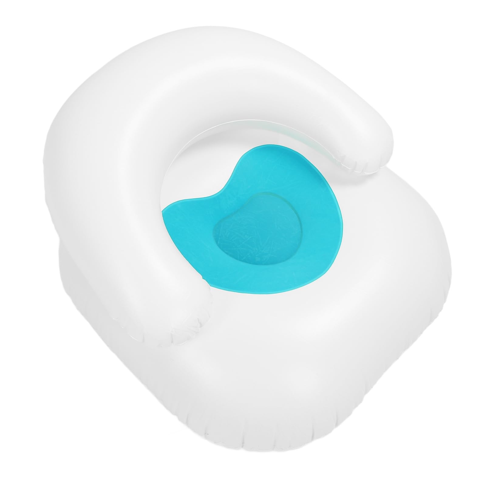 

Inflatable Heart Shaped Living Room Leisure Flocked Sofa Single Chair with Backrest A