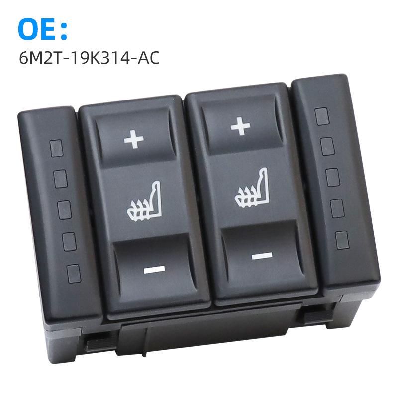 

6M2T19K314AC: Электрический переключатель подогрева сиденья для Ford Mondeo 07-10. THAIDOOF