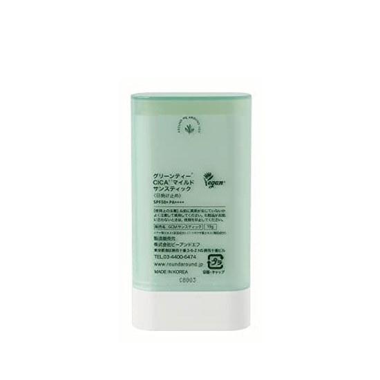 ROUND AROUND Green Tea CICA Mild Stick SPF50+ PA++++