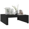 VidaXL Coffee Table Black 100x100x35 Cm Chipboard