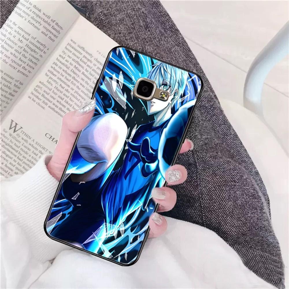 

Чехол для телефона с синим замком в стиле аниме для Samsung A 10 11 12 13 20 21 22 30 31 32 40 51 52 53 70 71 72 73 91 13 SamsungA13 5G US