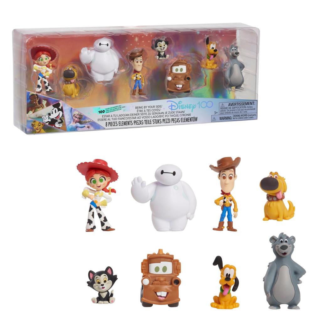 Disney 100 Years of Being By Your Side Limited Edition Set of 8 Figures Just Play