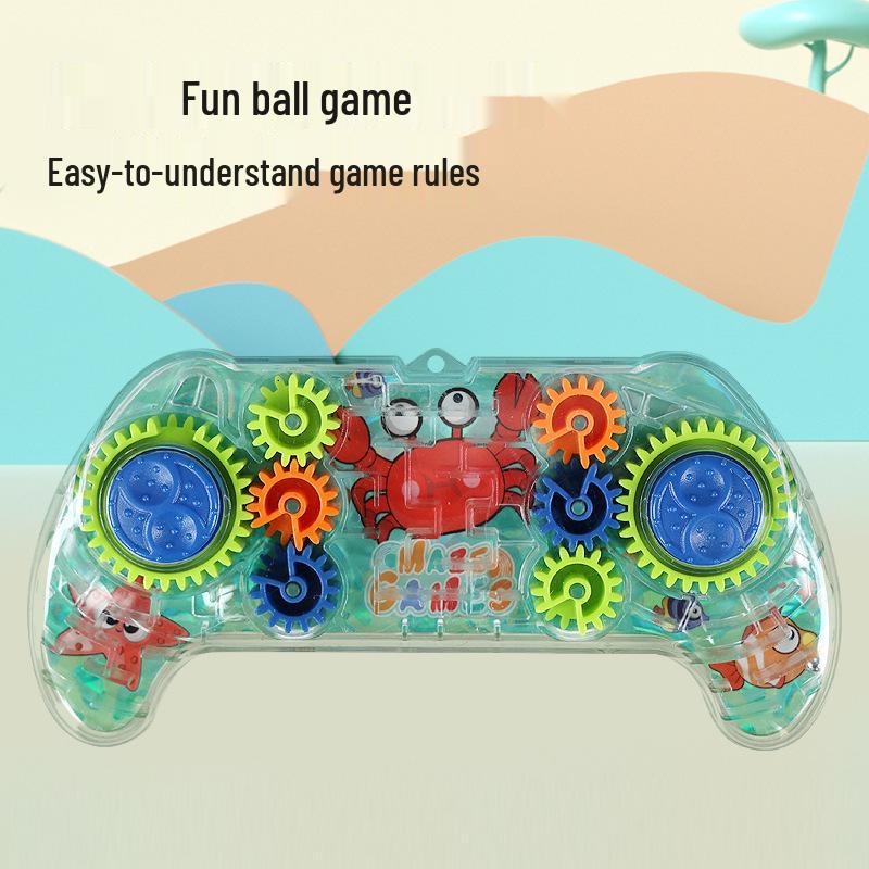 Interactive 3D Maze Handheld Game: Pen-Control Marble Run Educational Toy for Kids