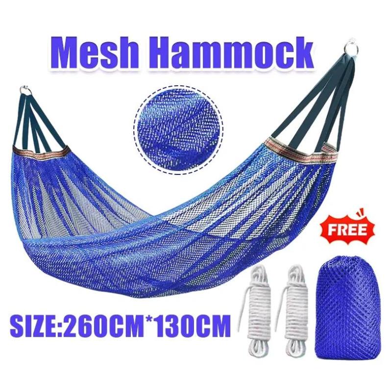 Travel Hammock With Storage Bag Ice Silk Hammock Duyan Camping Hiking Outdoor Foldable Hammock