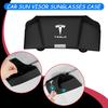 Magnetic Car Visor Glasses Holder Sunglasses Storage Box Interior For Tesla Model 3 Model S Model X Model Y Roadster Bonina C